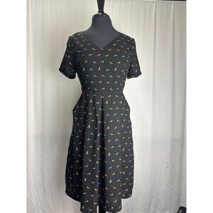 Louche-Fox Print Dress